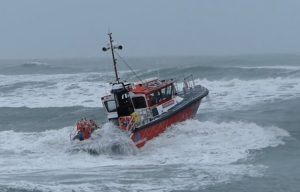 Blue Arrow Rescue in surf